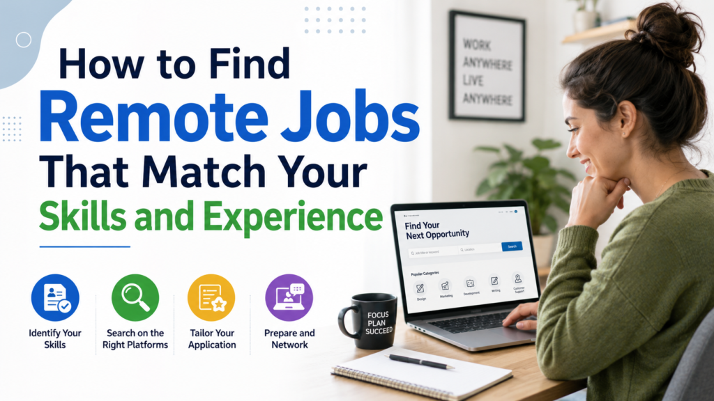 How to Find Remote Jobs That Match Your Skills and Experience