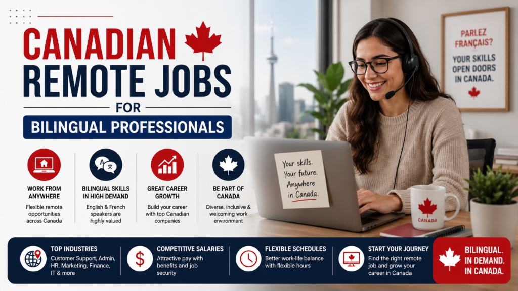 Canadian Remote Jobs for Bilingual Professionals