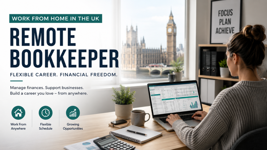 Remote Bookkeeping Jobs in the UK With Flexible Hours