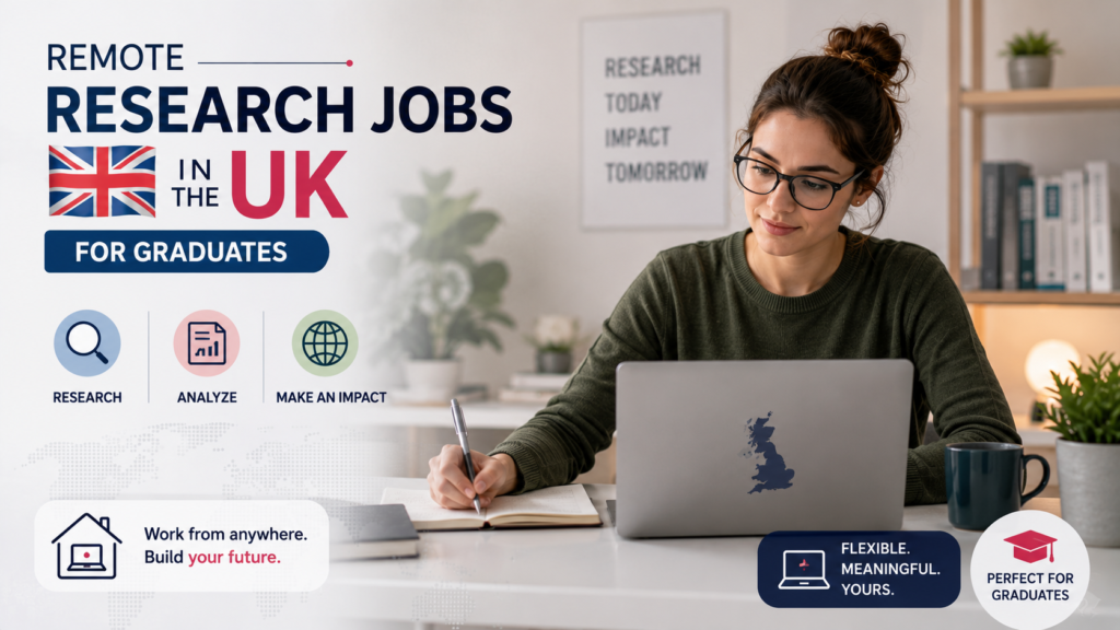 Remote Research Jobs in the UK for Graduates