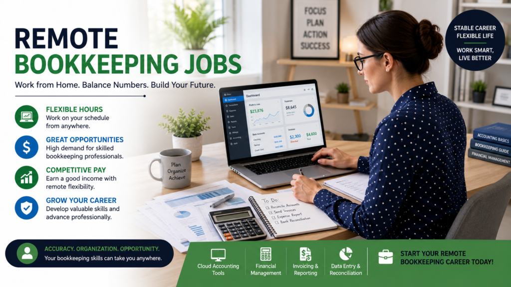 Work From Home Bookkeeping Jobs in the USA