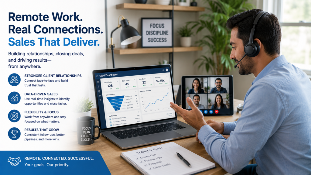 Remote Sales Jobs in the USA With High Income Potential