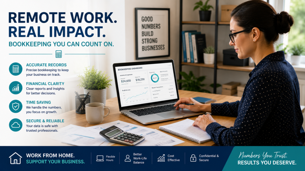Work From Home Bookkeeping Jobs in the USA