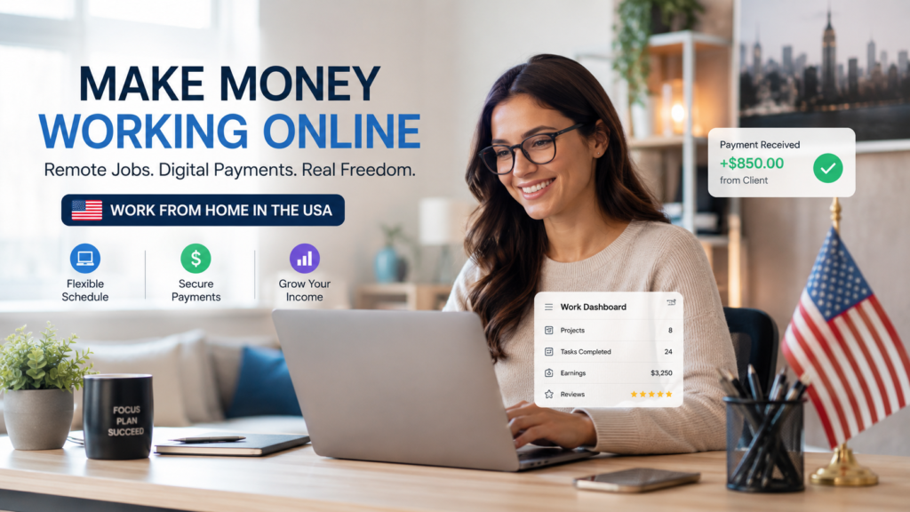 Work From Home Jobs in the USA With Daily Pay