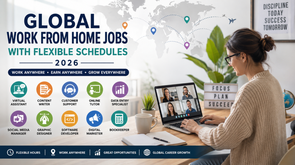 Global Work From Home Jobs With Flexible Schedules