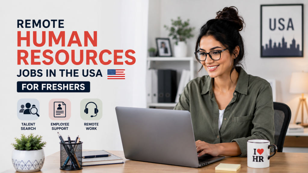 Remote Human Resources Jobs in the USA for Freshers
