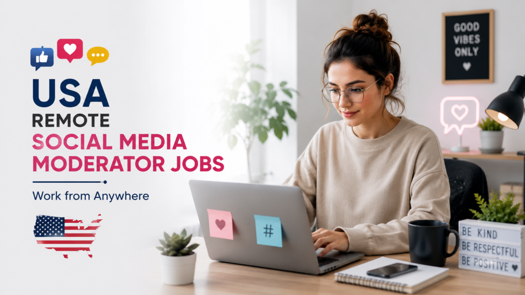 USA Remote Social Media Moderator Jobs