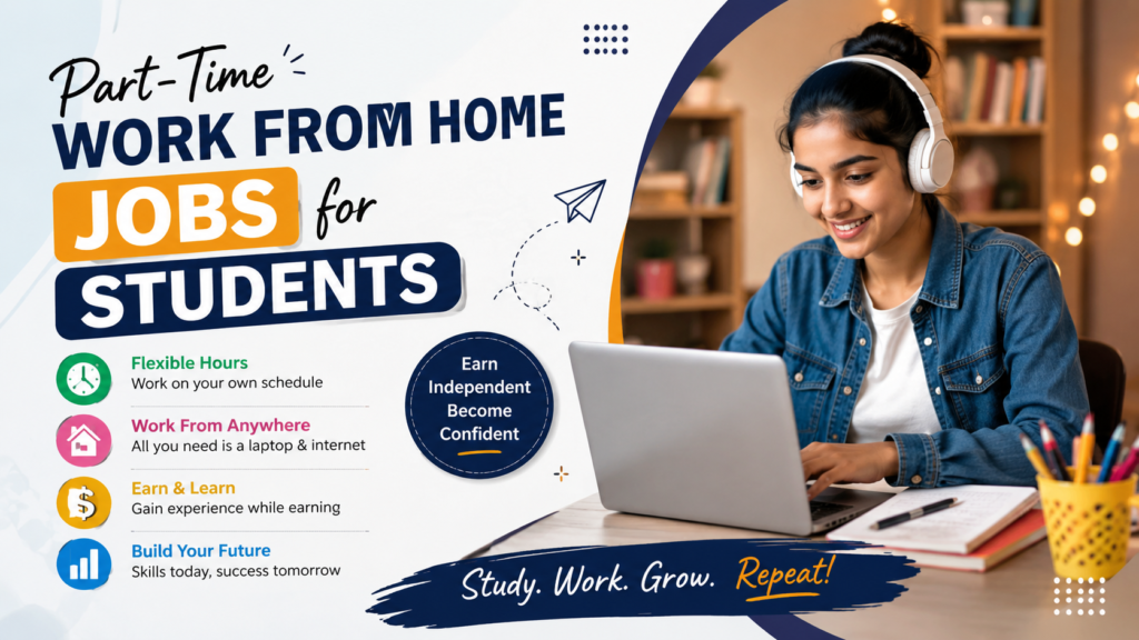 Part-Time Work From Home Jobs for Students in 2026: 25 Best Online Jobs to Earn Money While Studying