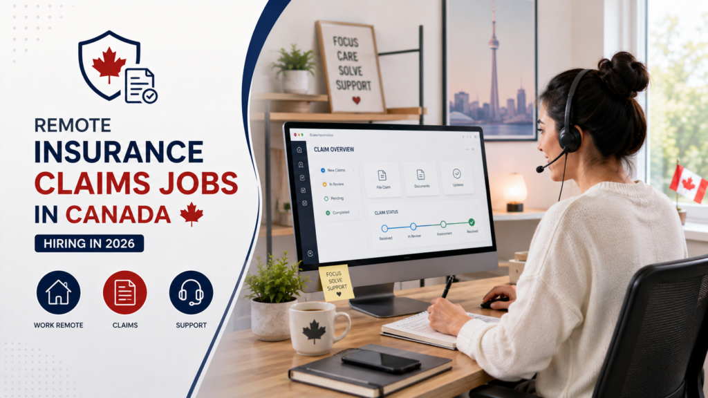 Canada Remote Insurance Claims Jobs Hiring in 2026