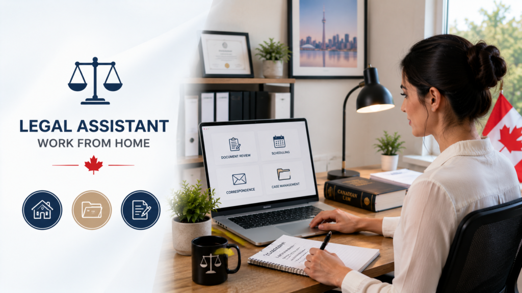Work From Home Legal Assistant Jobs in Canada